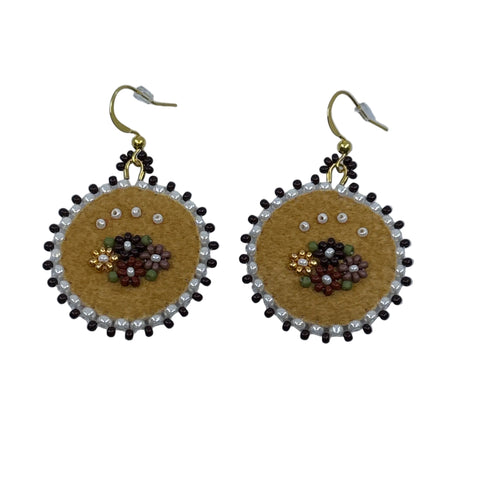 Double Sided Moosehide Earrings
