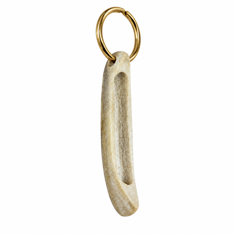 Moose Antler Canoe Keychain