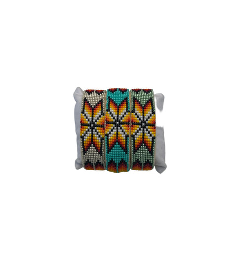 Assorted Moosehide Beaded Bracelet