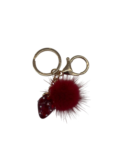 Assorted Keychains with Mink Fur