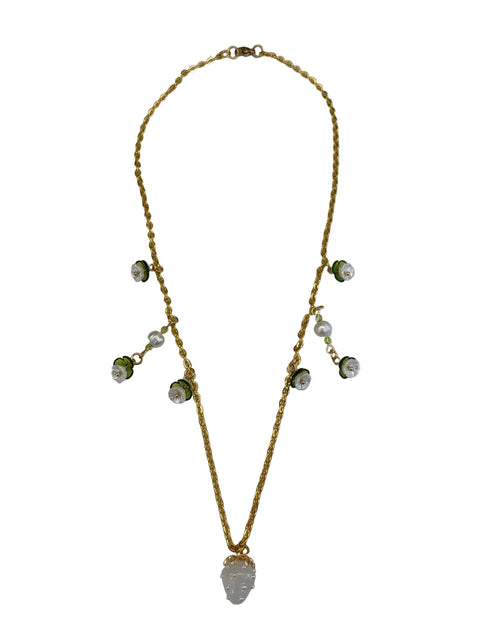 Strawberry Pearl Necklace