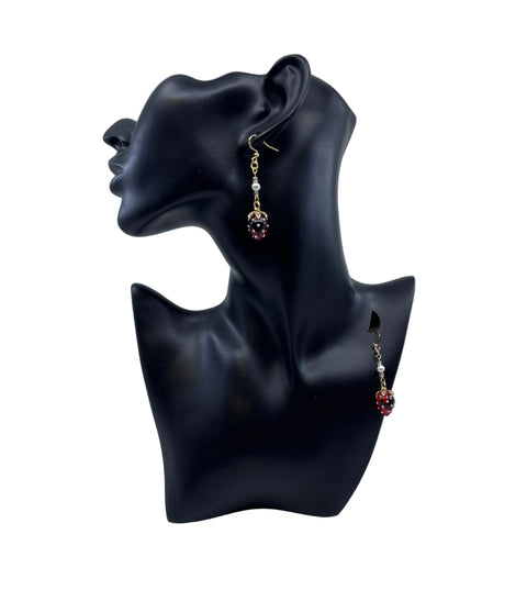 Strawberry Pearl Earrings