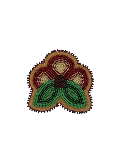 Floral Beaded Brooches by Naomi