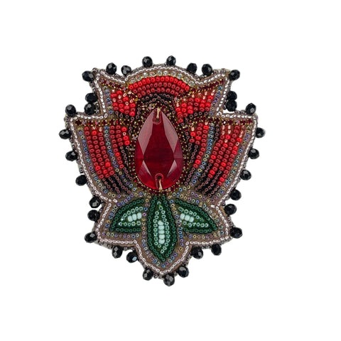Handcrafted Beaded Hair Barrettes by Amy