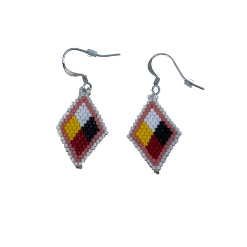 Medicine Wheel Delica Earrings