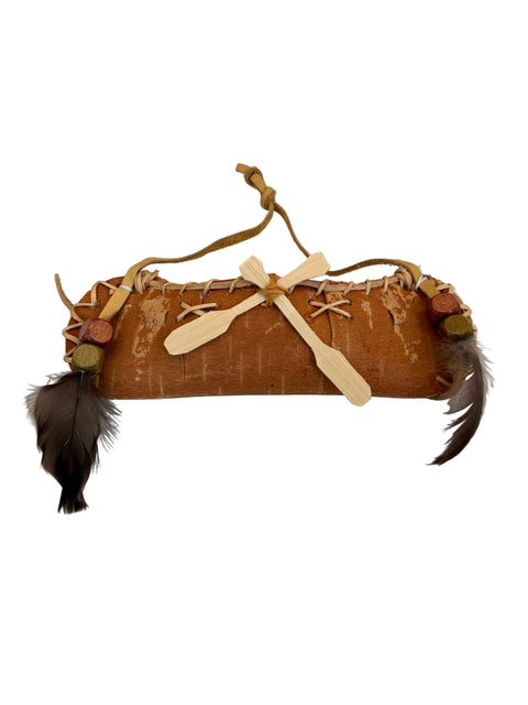 Miniature Birch Bark Canoe