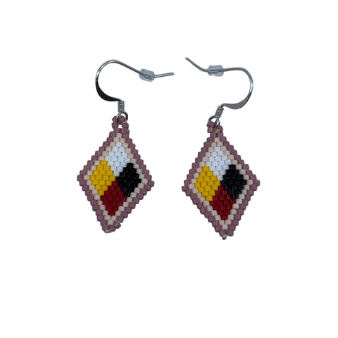 Medicine Wheel Delica Earrings