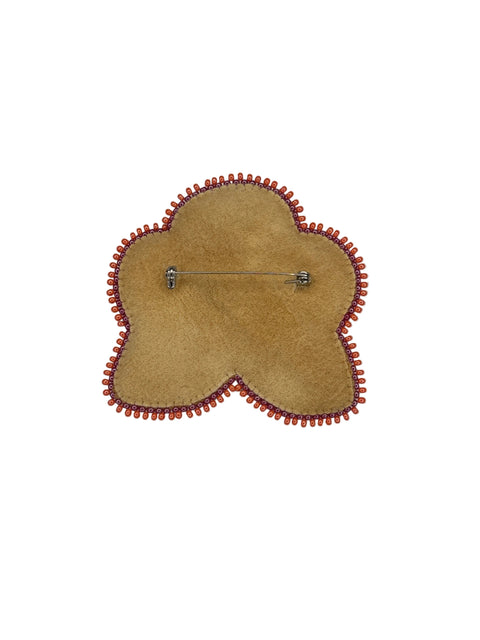 Floral Beaded Brooches by Naomi
