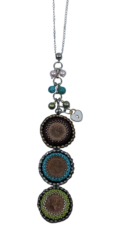 Triple Coin Pendant