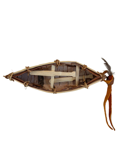 Miniature Birch Bark Canoe