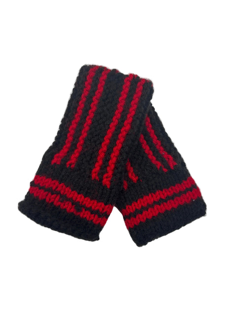 Kids' Knit Wrist Warmers, Assorted Colours