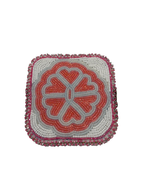 Beaded Card Holder 4"x4"