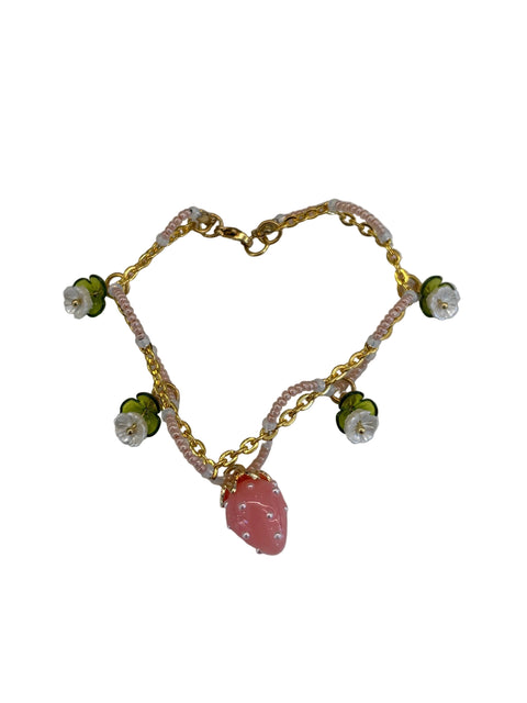 Strawberry Pearl Bracelet