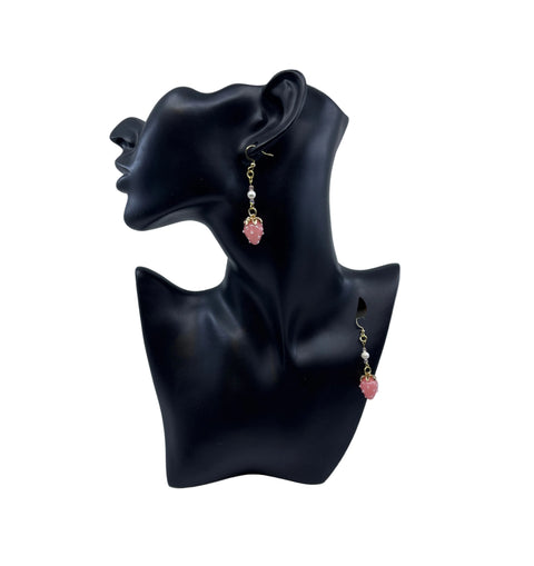 Strawberry Pearl Earrings