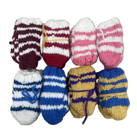 Hand Knit Baby Socks