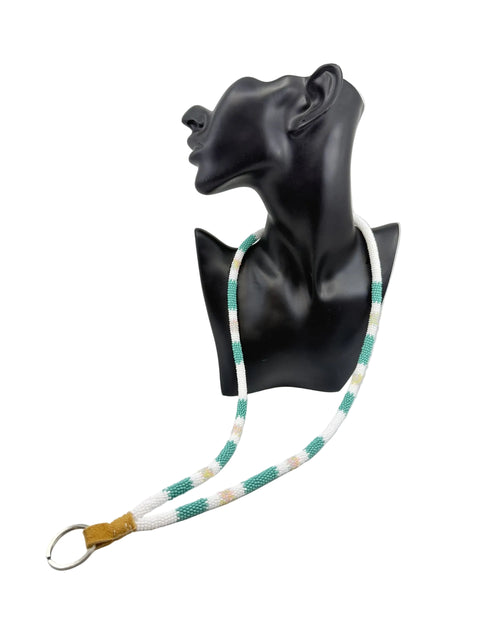 Hand-Beaded 18" Lanyard by Emily