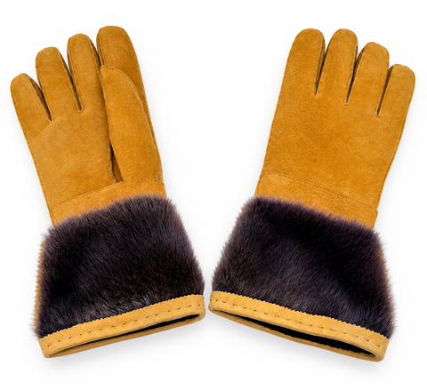 Handmade Hide Gloves