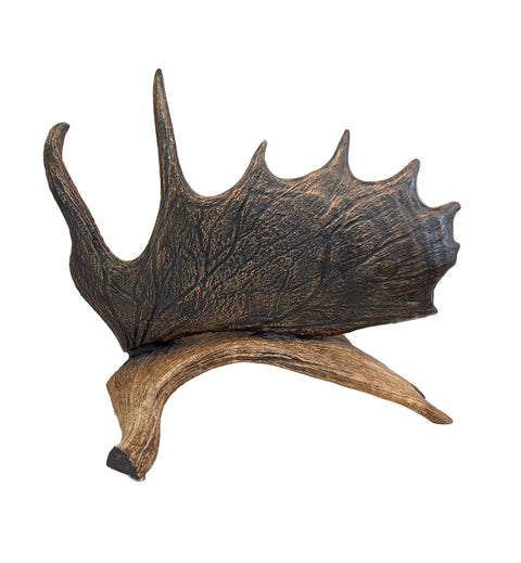 Moose in the Forest Antler Carving