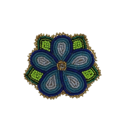 Handcrafted Beaded Hair Barrettes by Amy