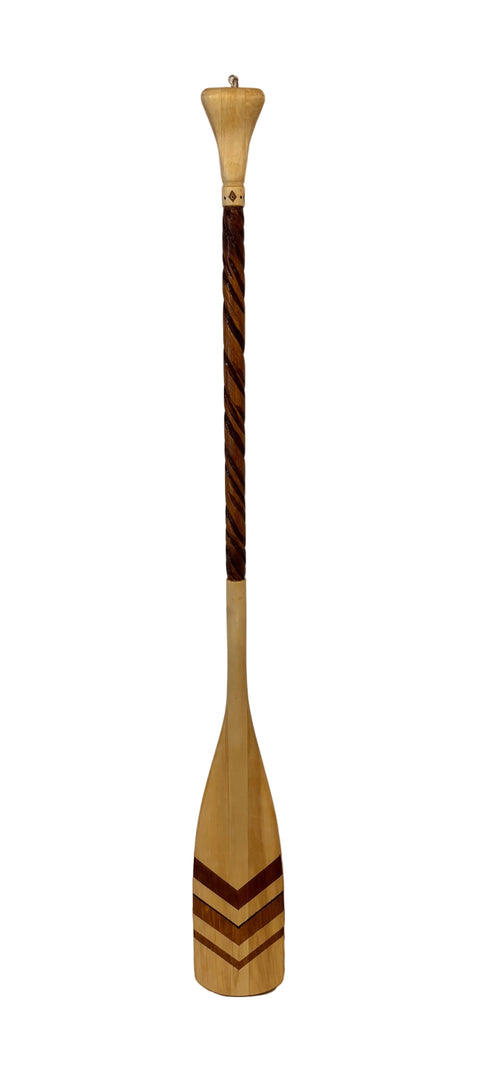 Hand-Painted Cedar Decorative Paddle, Peter Simard Jr.