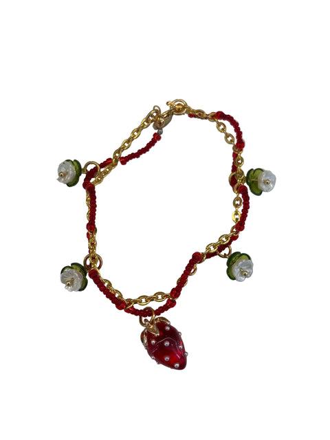 Strawberry Pearl Bracelet
