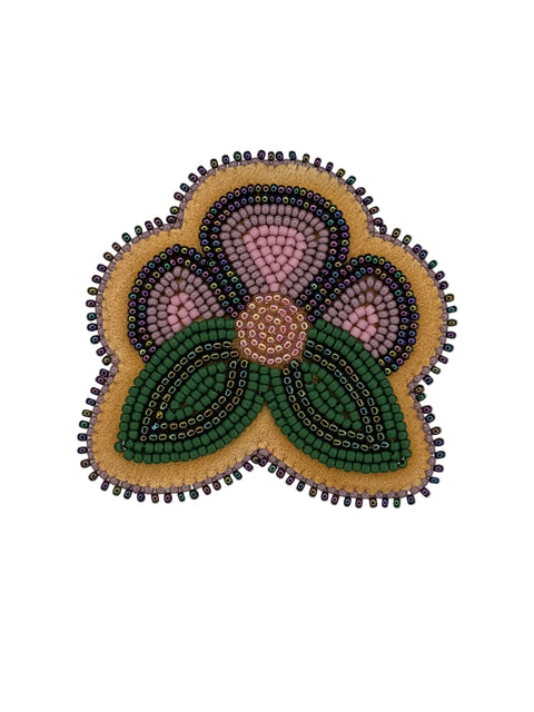 Floral Beaded Brooches by Naomi