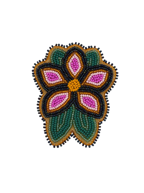 Floral Beaded Brooches by Naomi