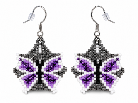 Beaded Earrings by Lilian F. Sam