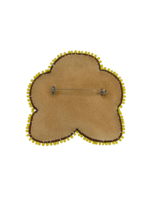 Floral Beaded Brooches by Naomi