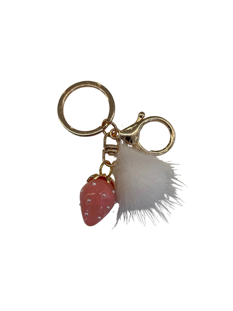 Assorted Keychains with Mink Fur