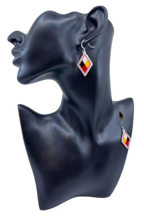 Medicine Wheel Delica Earrings