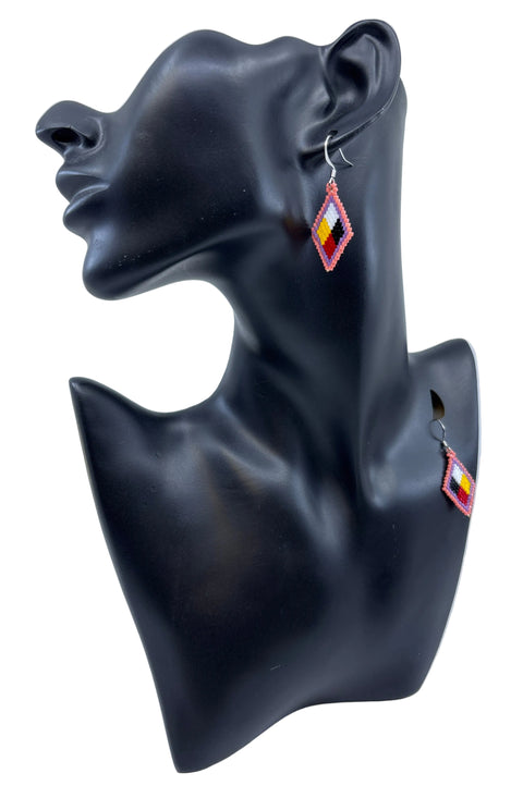 Medicine Wheel Delica Earrings