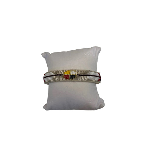 Assorted Moosehide Beaded Bracelet