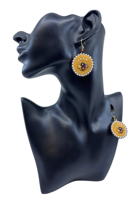 Double Sided Moosehide Earrings