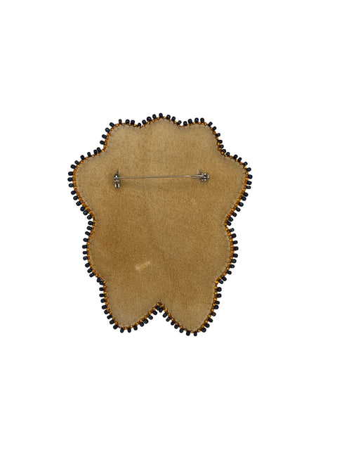 Floral Beaded Brooches by Naomi