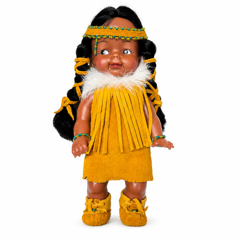 Hand-Sewn Deer Hide Doll