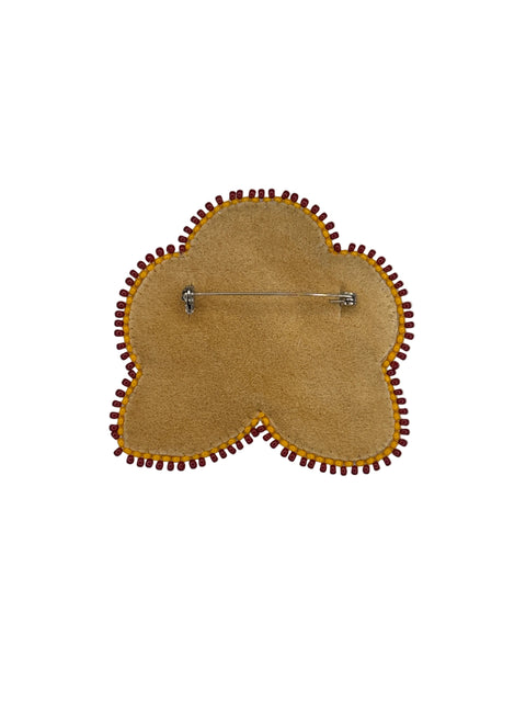 Floral Beaded Brooches by Naomi