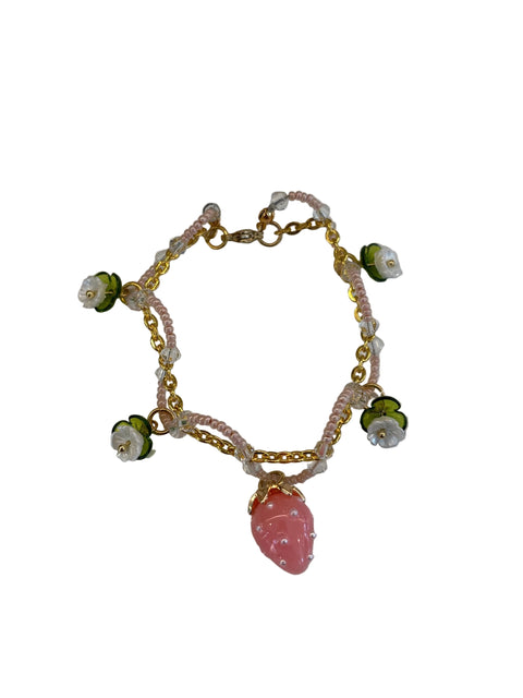 Strawberry Pearl Bracelet