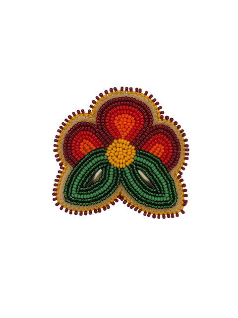 Floral Beaded Brooches by Naomi