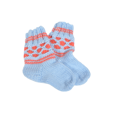 Baby knitted socks