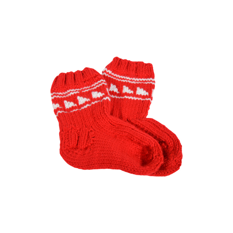 Youth knitted socks
