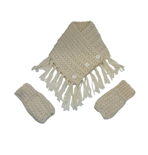 Malia Scarf and Wrist Warmer Set