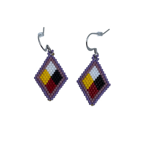 Medicine Wheel Delica Earrings