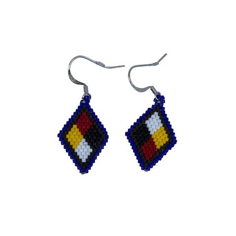 Medicine Wheel Delica Earrings