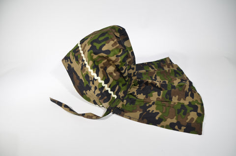 Camo Green Mosquito Bonnet