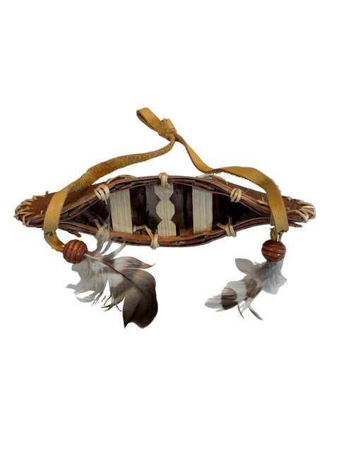 Miniature Birch Bark Canoe