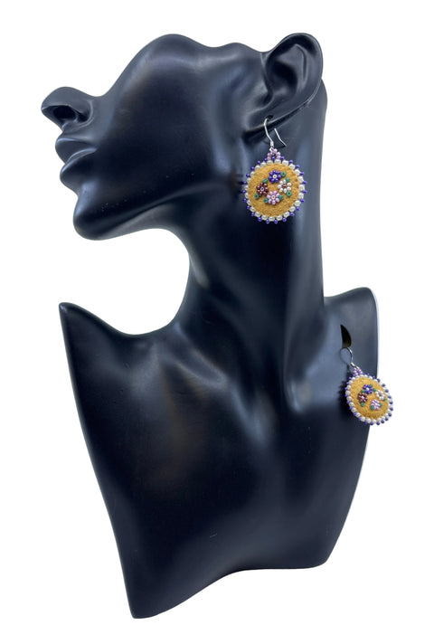 Double Sided Beaded Earrings