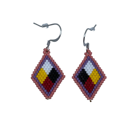 Medicine Wheel Delica Earrings