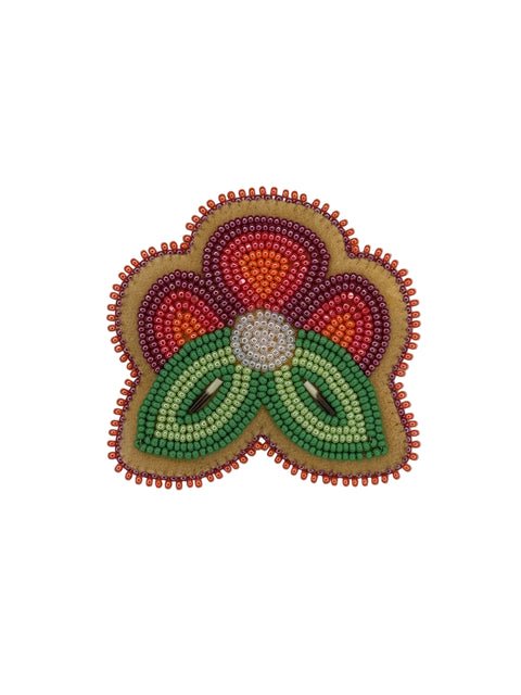 Floral Beaded Brooches by Naomi