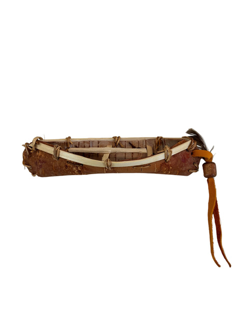 Miniature Birch Bark Canoe